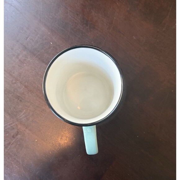 Vintage The New York American Food Diner Brooklyn Mug Mint Green, Nice! - Picture 3 of 4